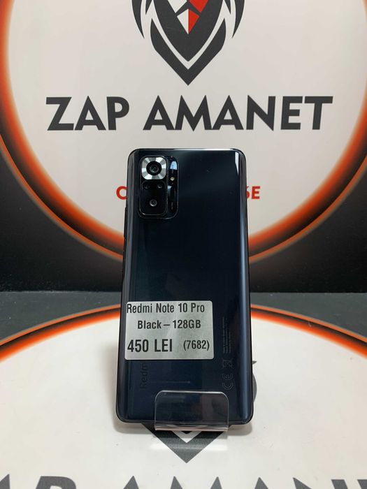Zap Amaent Vitan - Redmi Note 10 Pro - Black - 128Gb