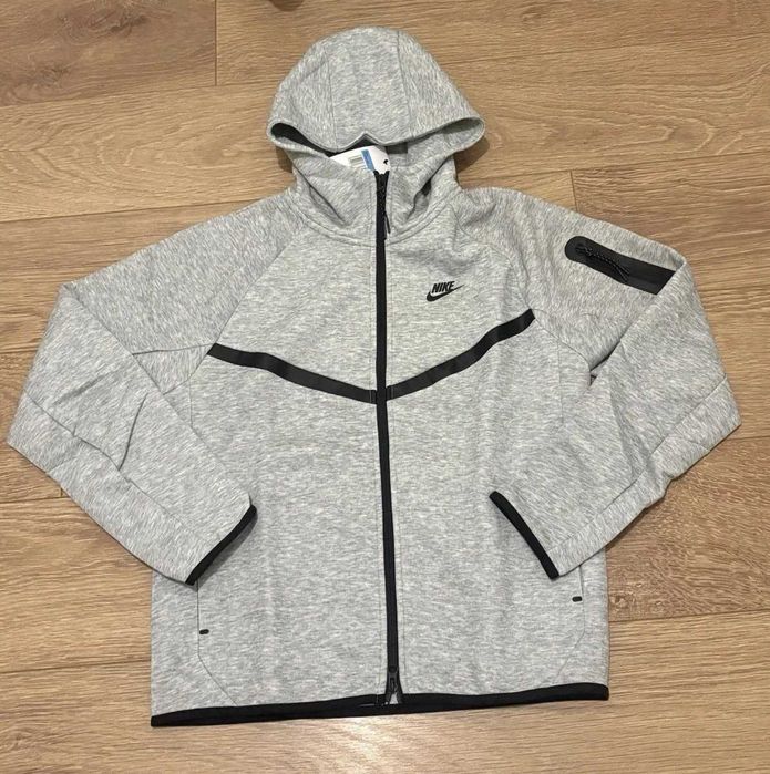 #EDITIE LIMITATĂ# Nike Tech Fleece Full Gri - Verificare Colet