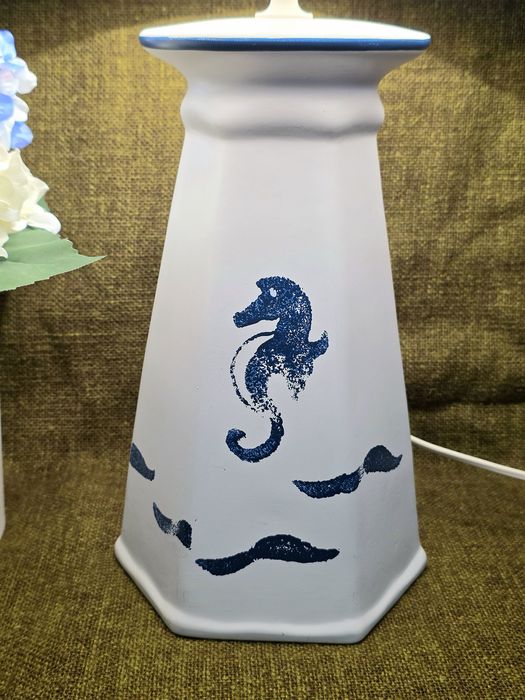 Veioză ceramică cu deco marin