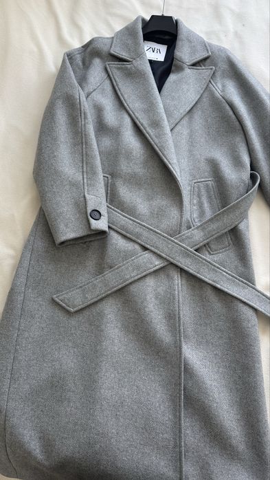 Пальто теплое zara