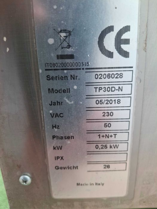 Професионална машина за разточване на пица тесто