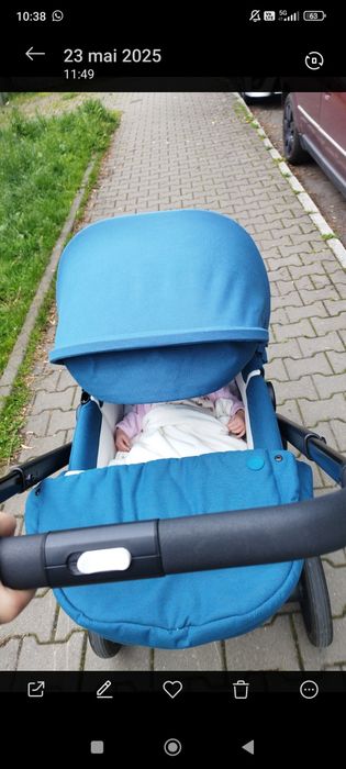 Cărucior Cybex Balios 2 in 1+ scoică Cloud Z