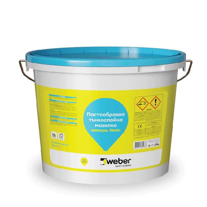 Драскана мазилка Weber Elastic , Бяла база , 1.5 mm