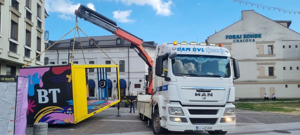Inchiriez camion cu macara /transport /trailer /platforma /utilaje