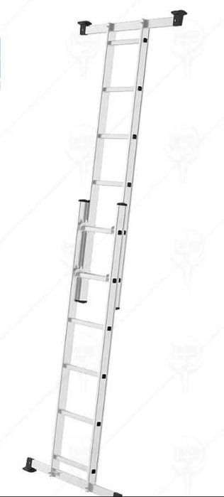 Алуминиева стълба скеле 2х6 стъпала до 150кг.