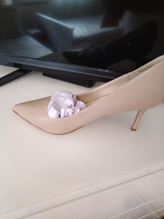 Чисто нови дамски обувки Nine West естествена кожа, размер 39 - 39.5