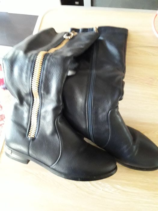 Д/сезонные сапоги 36 р.