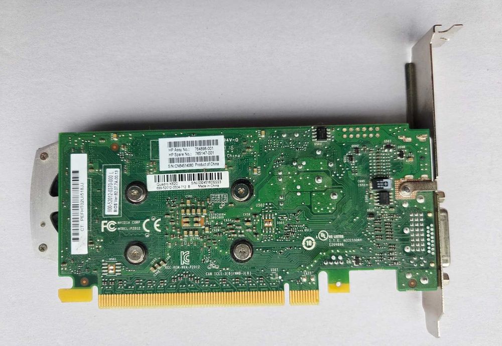 Placa Video HP NVIDIA Quadro K620(2GB)
