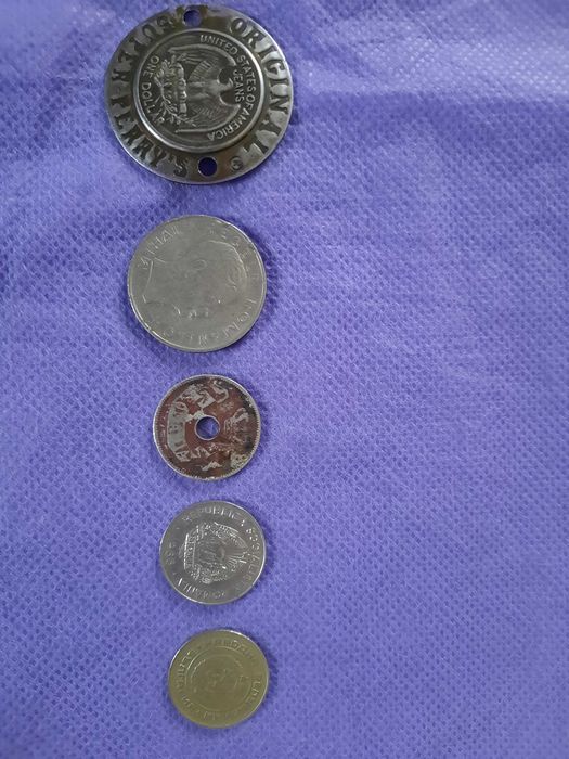 Bani vechi colectie de acum 120ani - LEI,Dolari