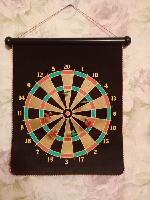Дартс магнитный двухсторонний
