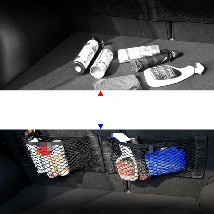 Мрежа Органайзер за Багажник на Автомобил, Комплект 2 бр. 50x25см