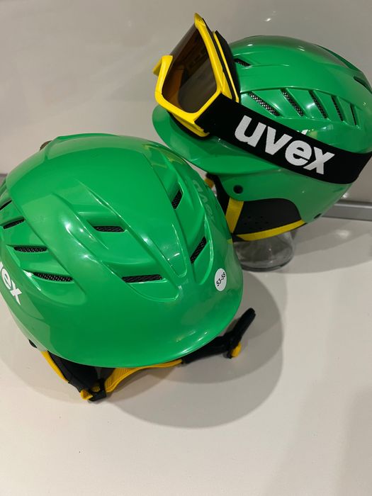 Детска ски/ сноуборд КАСКА + ОЧИЛА UVEX