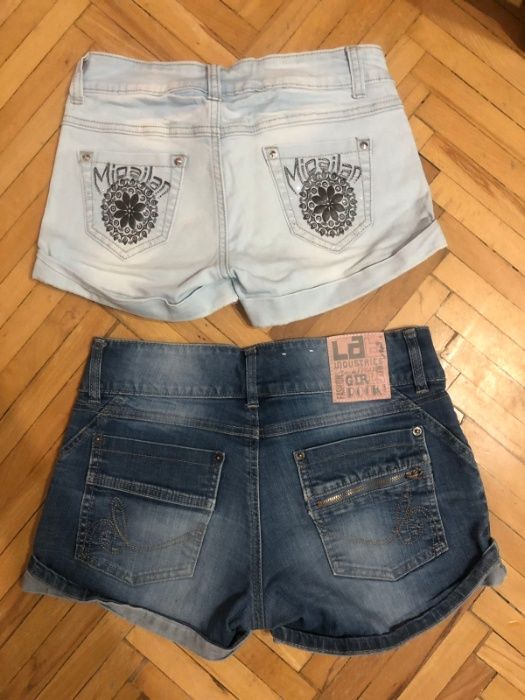 2броя Къси дънки номер 25- за 18лв