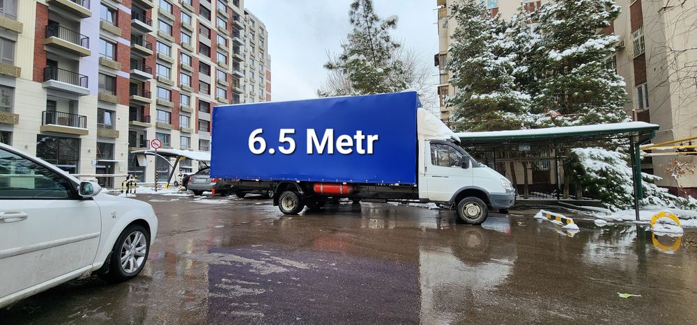 Грузоперевозки газель бортовой 6.5метр юк ташиш перевозка грузов gazel