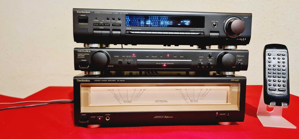 Technics SE A 900 S+ Preamp SU C 800 U Tuner ST GT 550