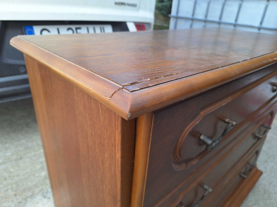 Comoda Romana stejar antichizat patinat 93x71x42 cm  lemn masiv