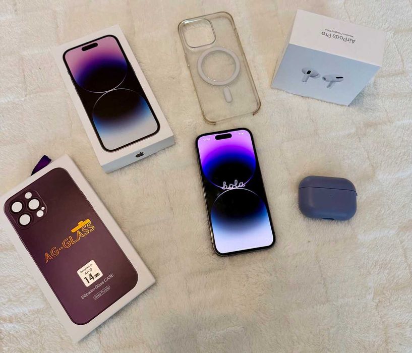 Apple iPhone 14 Pro 256Gb (87%) + AirPods Pro