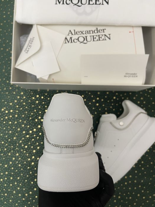 Alexander McQueen Zipper Tooth White