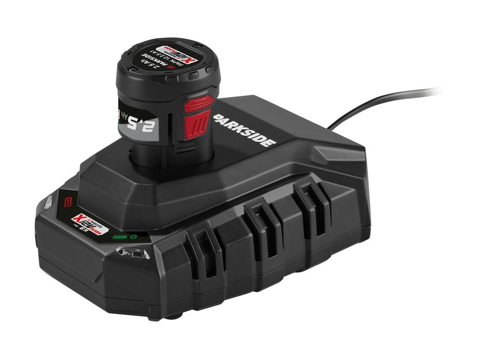 Parkside 12 V Батерия 2,5 Ah PAPK 12 2.5 В1 + зарядно устройство 6 A PLGK 12 6.0 B1