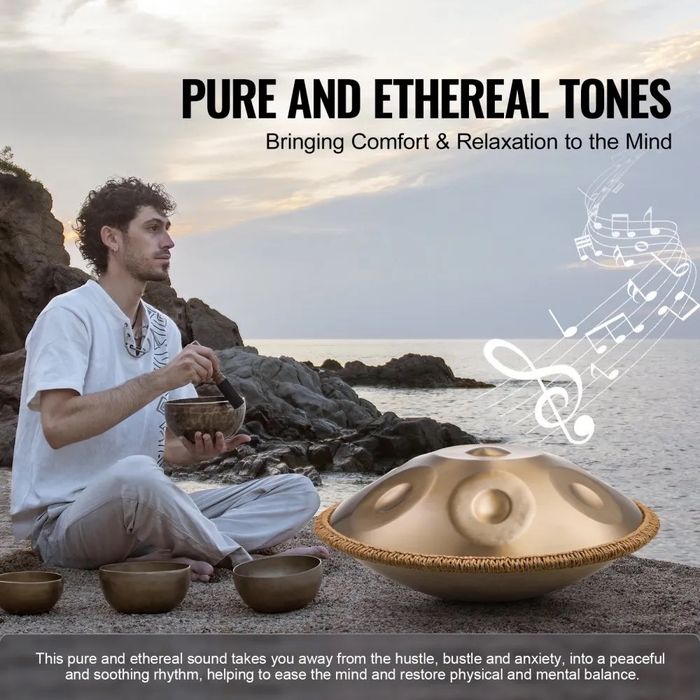 VEVOR Handpan Drum 55.9 cm 9 Notes