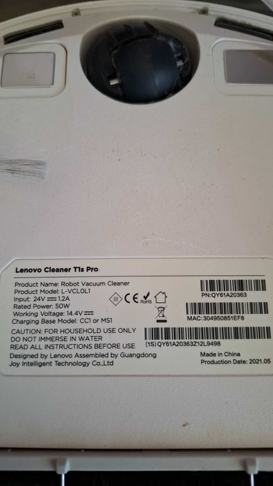 Прахосмукачка робот с моп lenovo T1s pro