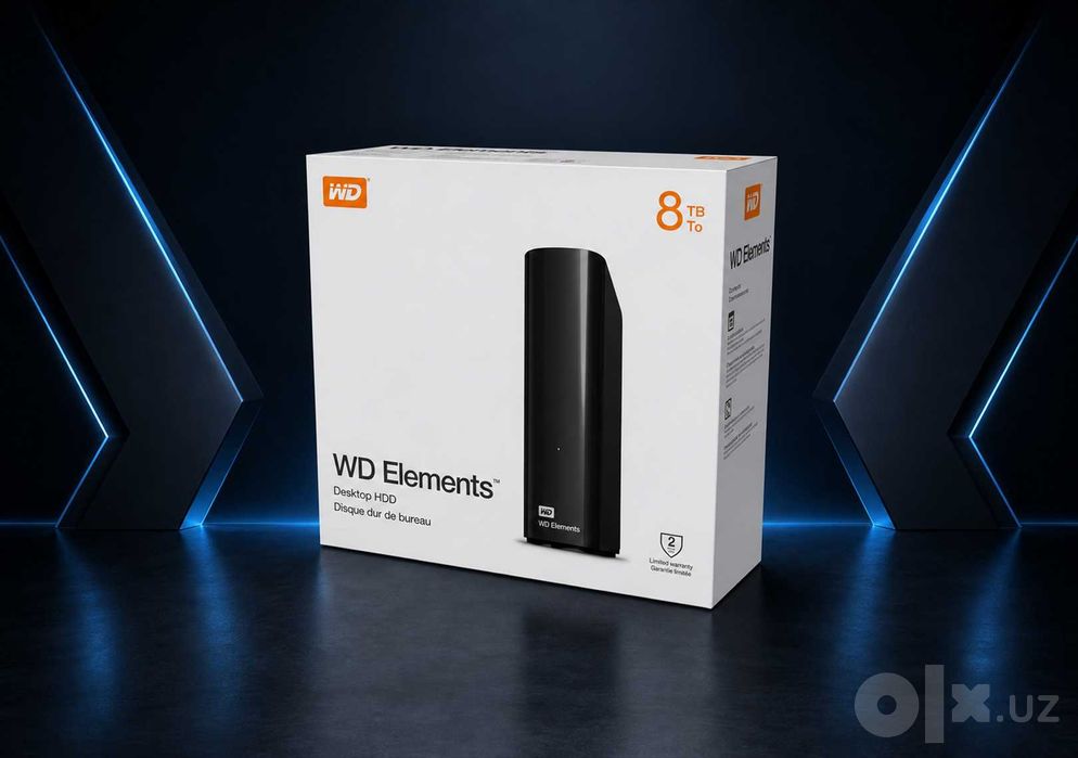 Внешний HDD WD Elements 8 ТБ USB 3.0