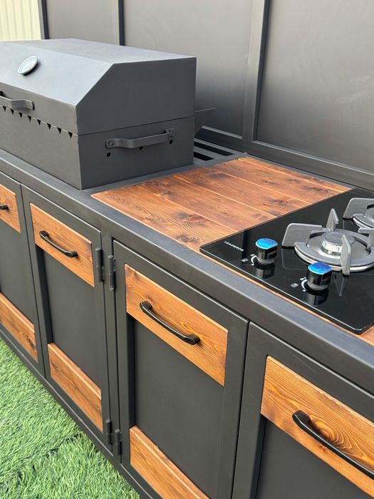 Мангалный комплекс в стиле Лофт