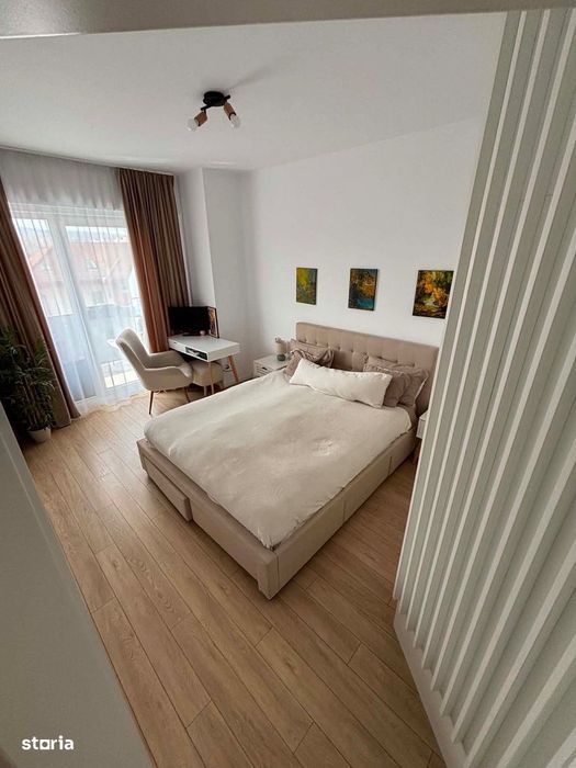 2 camere de vanzare strada Campina, bloc nou, lift, terasa 6 mp