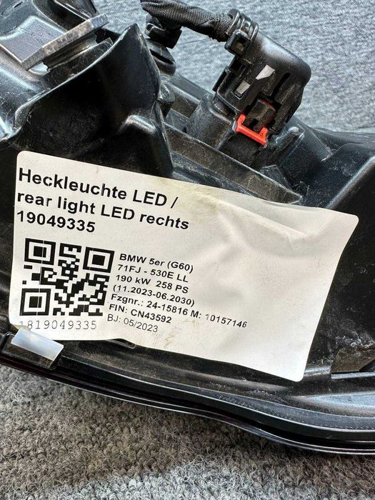 Stop aripa dreapta BMW SERIA 5 G60