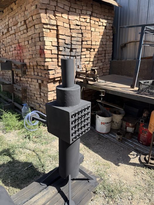 горелка на отработке пушка калорифер