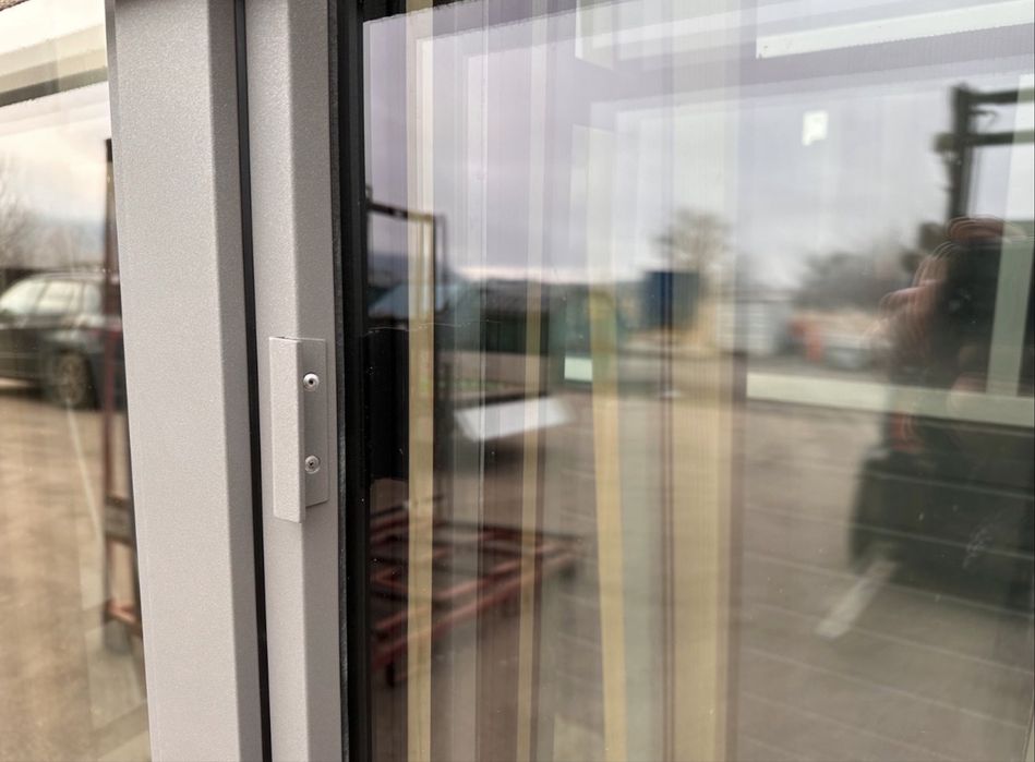 USA TERASA LEMN ALU TRIPAN Germania fereastra balcon antracit H 210 x L 142 Garantie