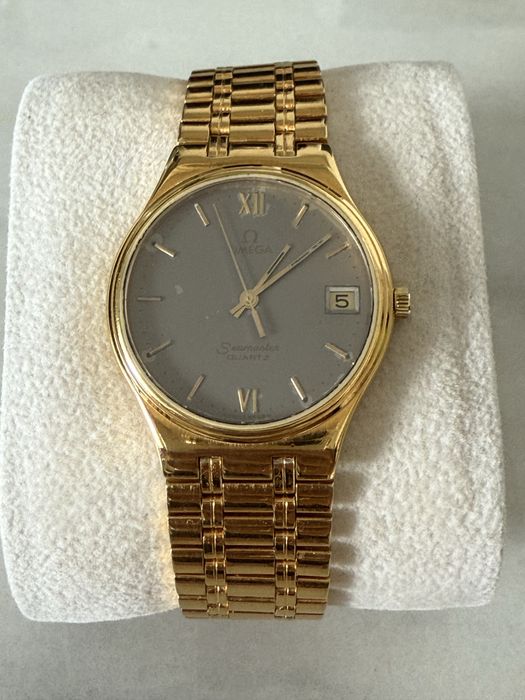 ВРЕМЕННО ПРОМО - Omega Seamaster 34 mm Quartz Gold Plated