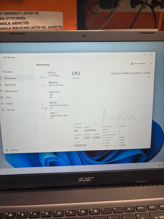 HOPE AMANET P2-Laptop acer aspire 7