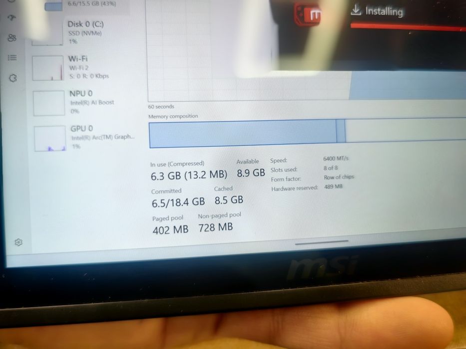 Хб! MSI Claw A1M перфектна + ГАРАНЦИЯ