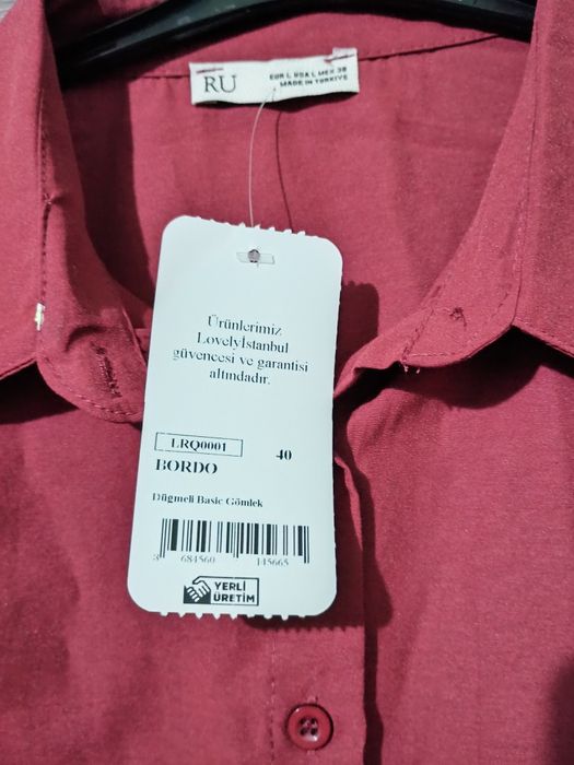 Camasa dama vișinie noua