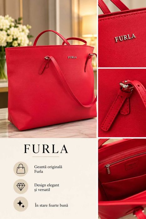 Geanta de umăr FURLA din piele
