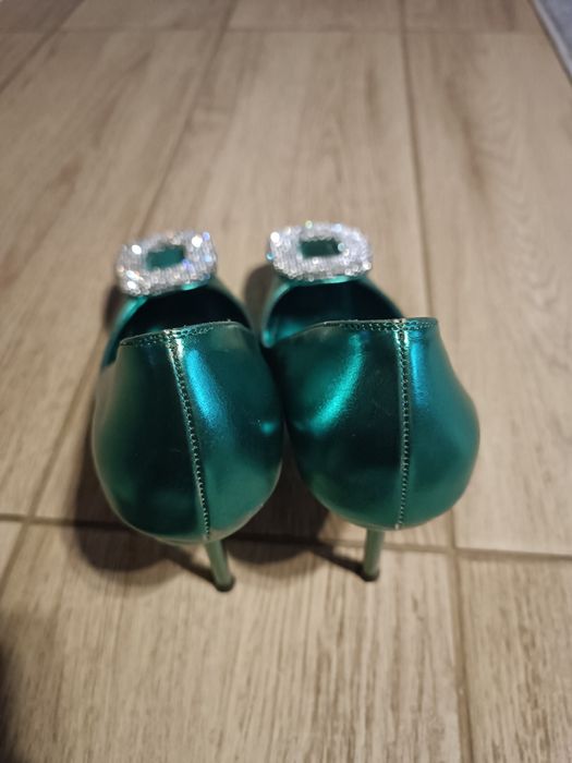 Pantofi damă Benaza verzi eleganți