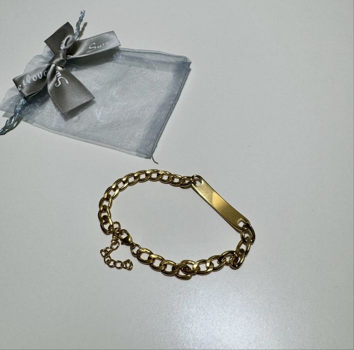 Bratara “Teo” placata cu Aur 24 k
