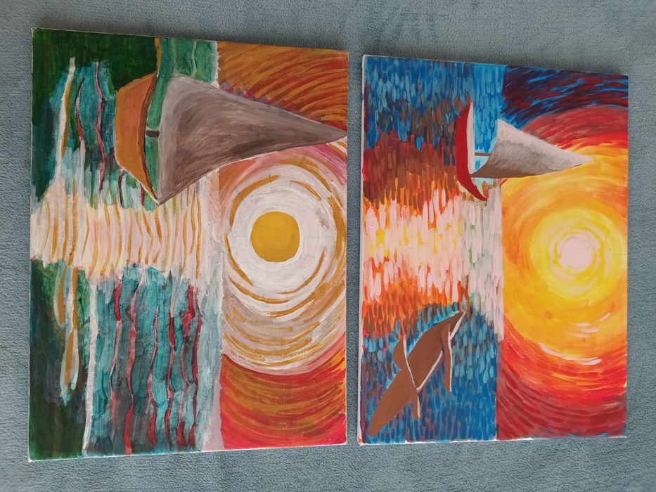 НОВИ картини, рисувани с акрил 30×40см, Спиди/лично предаване