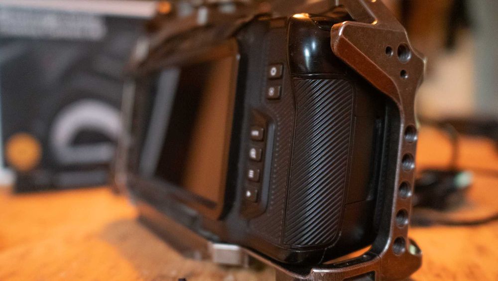 Black Magic Pocket Cinema Camera 4K with Metabones Speedbooster XL