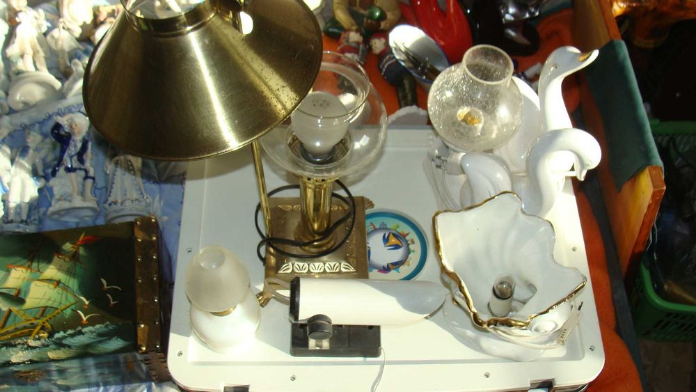 Порцеланови винтидж лампи