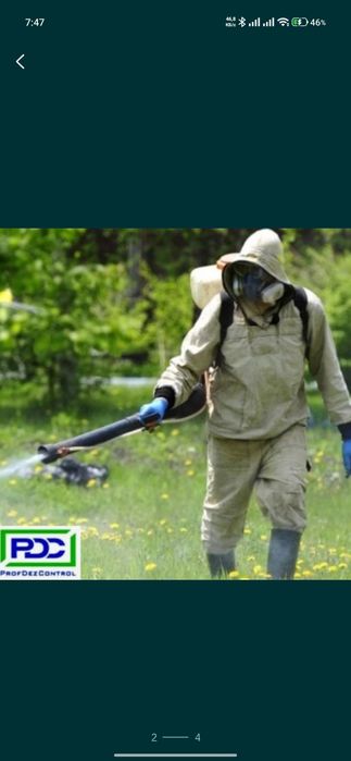 Услуги населению дезинфекция