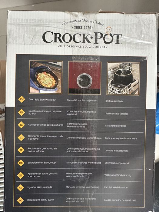 Oala slow cooker Crock-Pot 3.5 L. Ca nou