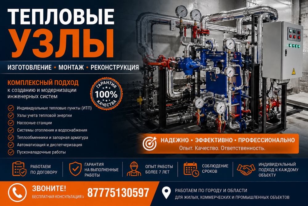 Изготовление тепловых узлов