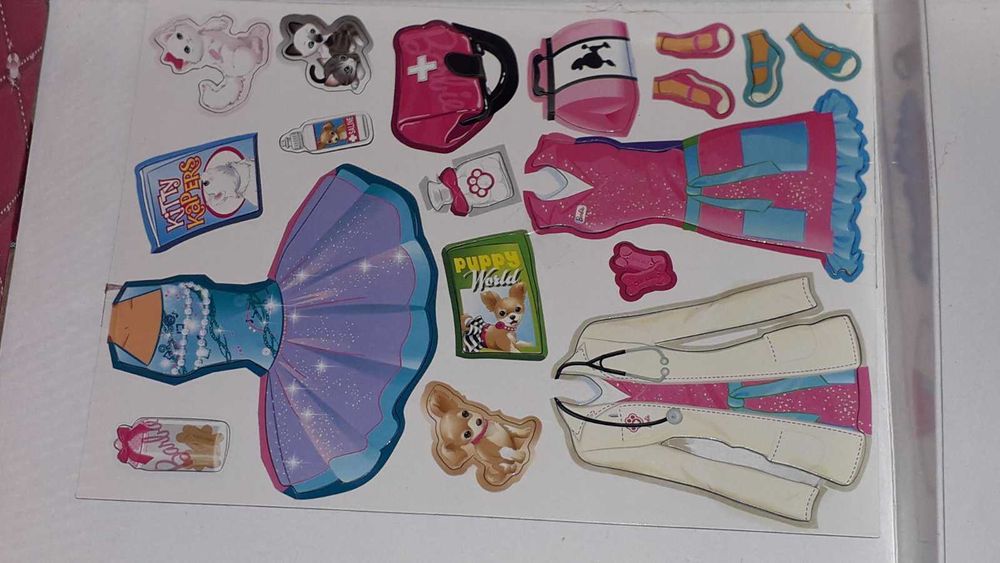Barbie dress up with magnets
