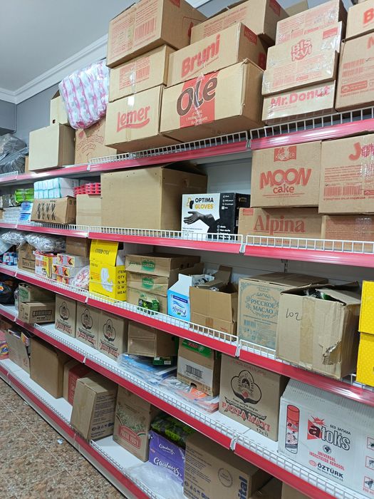Oziq-ovqat do'koni, Supermarket, miniMarketlar uchun stelaj, polka