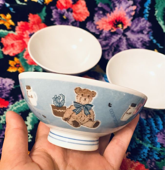 Детские пиалки с мишками