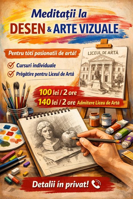 Ofer meditații la desen & arte vizuale