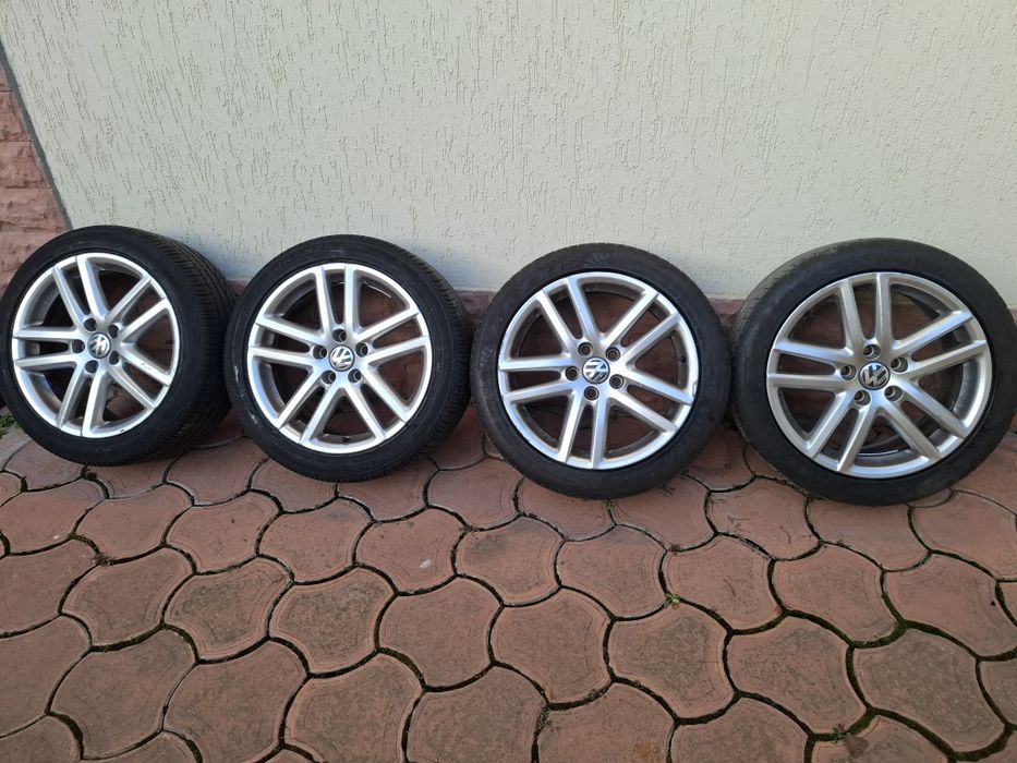 Jante cu anvelope 5x112