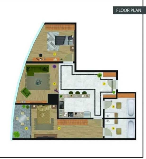 Piramit Tower 3/24/47 100м2 коробка вид на Аэропорт: ПРОДАЖА‼️‼️‼️
